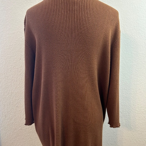 Women’s Brown Stonebridge Knit Sweater | Size 2XL‎ - Picture 3 of 9